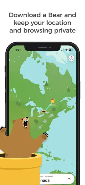 TunnelBear: Secure VPN & Wifi