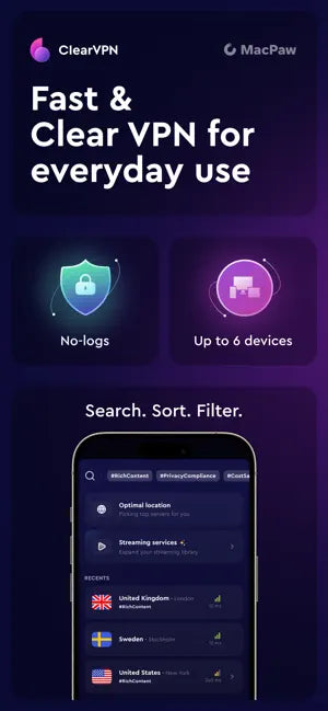 ClearVPN - Secure and Fast VPN