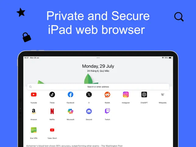 Kiwi - Browser, Document, VPN